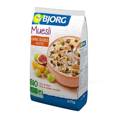 BJORG NATURELA L APPETISSERIE Bjorg 12948 Muesli Senza Zucchero