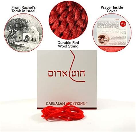 L ORIGINAL Chaîne de la Kabbale de l Israël RED STRING Kabbalah