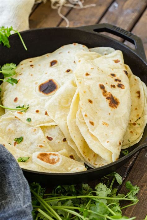 Authentic Homemade Flour Tortillas Oh Sweet Basil Recipe Flour