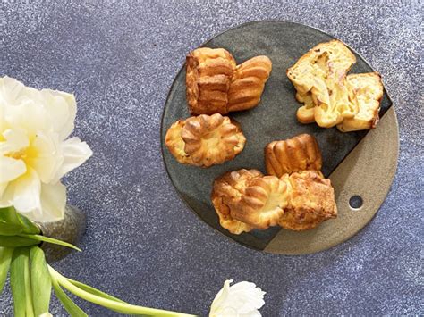 Cannelés qui ont trop gonflés aux lardons et au fromage Recette apéro