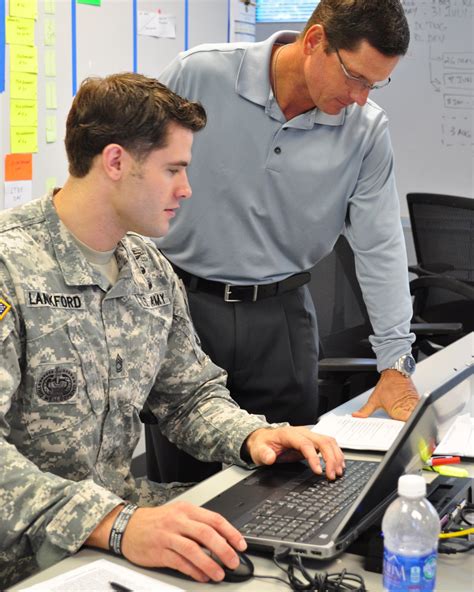 Dvids Images U S Army Sgt 1st Class Reviews Coursework With