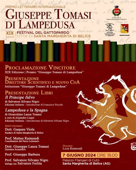 Premio Letterario Giuseppe Tomasi Di Lampedusa La Proclamazione Del