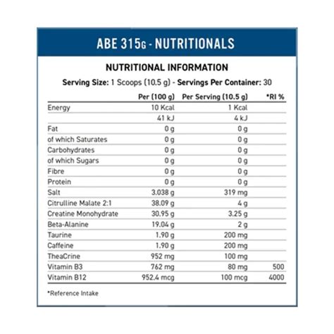 Applied Nutrition Abe Pre Workout G Shapeshifter Nutrition