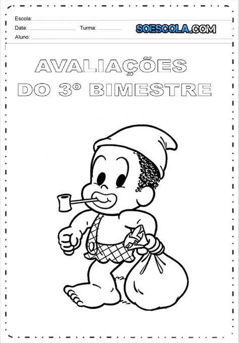 Capas De Avalia O Bimestre Para Imprimir S Escola