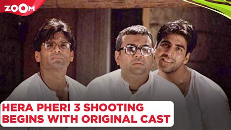 Hera Pheri Shooting Finally Begins With Akshay Kumar Paresh Rawal