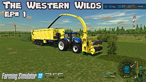 Fs22 The Western Wilds Day 1 Farming Simulator 22 Ps5 Youtube