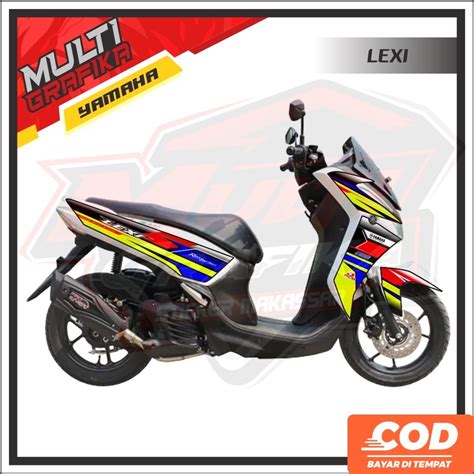 Jual Decal Lexi Stiker Striping LEXI FullBody Sticker Stripping Setiker