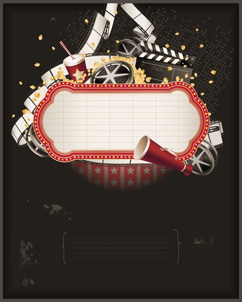 Movie Theme Composition 13768996 Vector Art At Vecteezy