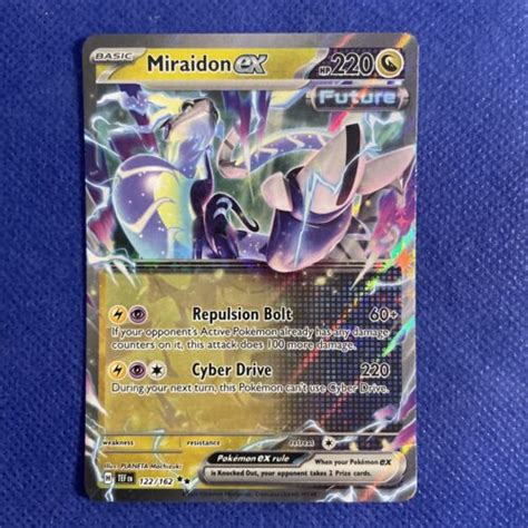 Miraidon Ex Double Rare Full Art Temporal Forces Pok Mon Card