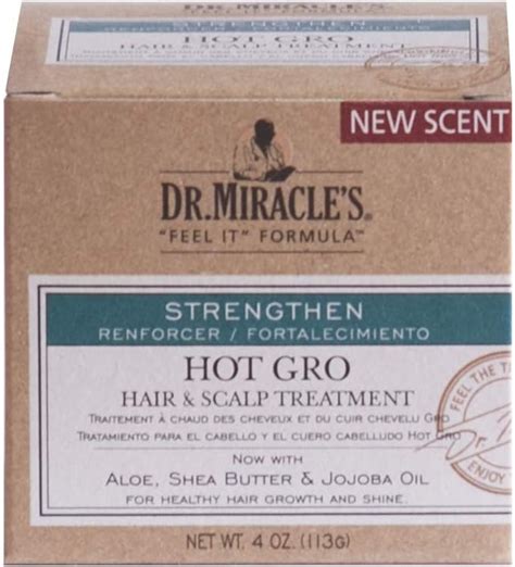 Dr Miracle Hot Gro Hair And Scalp Treatment 4 Oz Pack Of 2