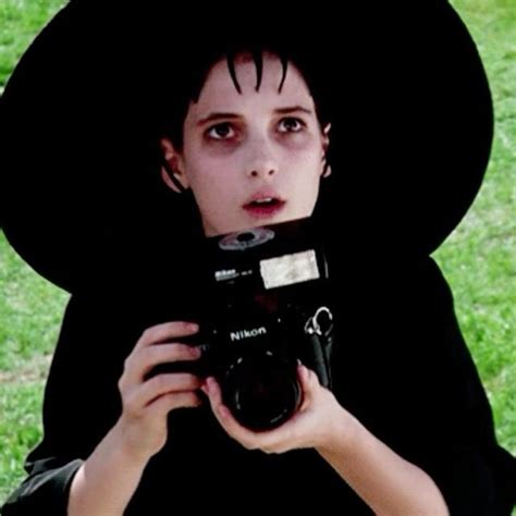 Filmwave On Instagram Winona Ryder As Lydia Deetz With Her Nikon Fe2 And Sb 15 Speedlight In