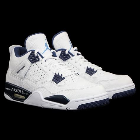 An Early Look At The Remastered Air Jordan 4 Retro Columbia Sole