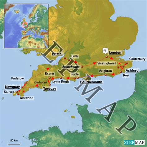 Stepmap Gro Britannien S Dengland Very British Landkarte