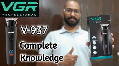 VGR V 937 Professional Hair Trimmer Full Detailed Unboxing YouTube