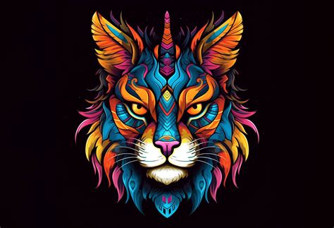 Lynx Beautiful PopArt Graphic By Poster Boutique Creative Fabrica