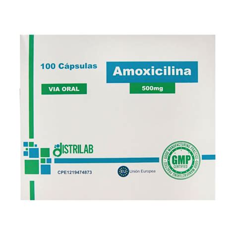 Amoxicilina Distrilab Medicamentos De Calidad