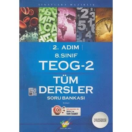 8 Sınıf 2 Adım Teog 2 Tüm Dersler Soru Bankası Fdd Yayınları