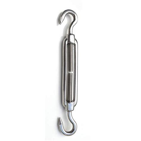 M6 Stainless Steel 304 Turnbuckle Double Hook Wire Tension Tensioner