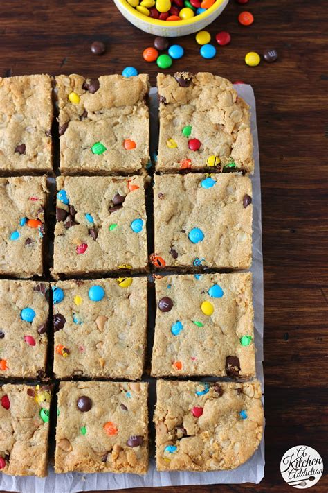 Monster Cookie Bars A Kitchen Addiction