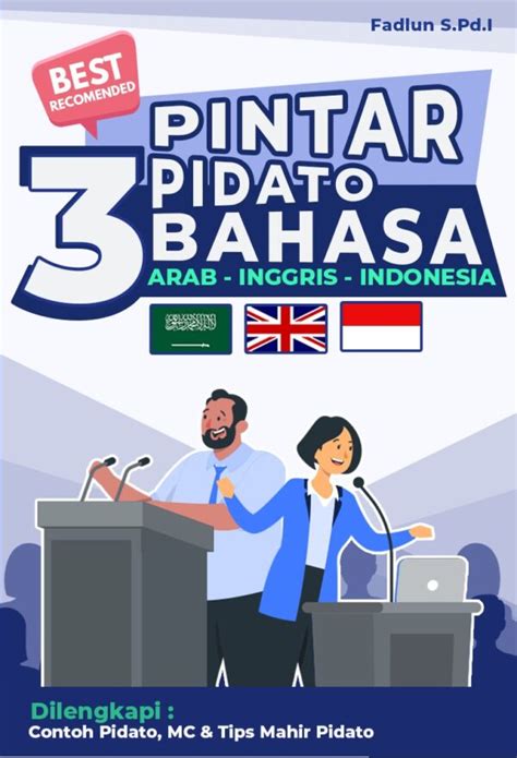 Pintar Pidato 3 Bahasa Arab Inggris Indonesia Pustaka Baru Press