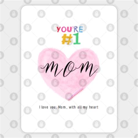 Love You Mom Card By Hyunah Yi Birthday Special Day Love Card Happy