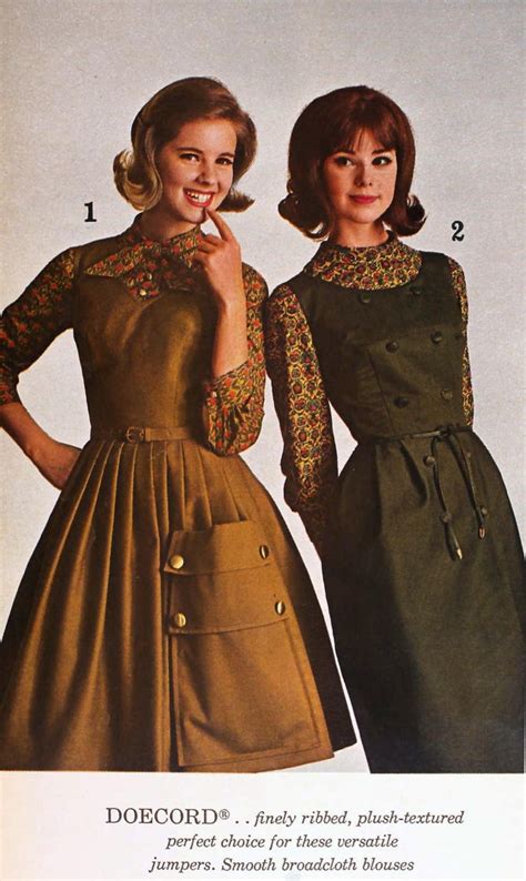 1963 Sears Fall Winter Pg 60 Colleen Corby Seventies Fashion Retro Fashion Outfits Sixties