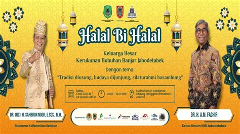 HALAL BIHALAL KERUKUNAN BUBUHAN BANJAR SE JABODETABEK 2024 YouTube