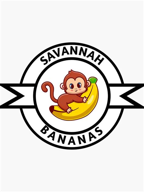 Savannah Bananas Sticker For Sale By Bahanadam86 Redbubble