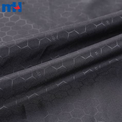 190t 62gsm Jacquard Honeycomb Pattern Polyester Pongee Lining Fabric