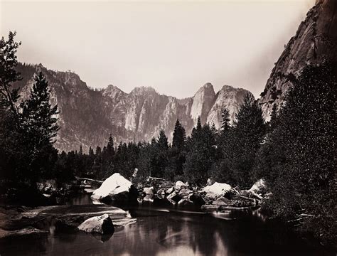 Carleton Watkins Merced River Yosemite Valley Californi Flickr