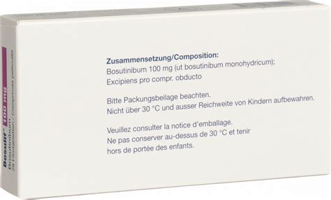 Bosulif Filmtabletten Mg St Ck In Der Adler Apotheke