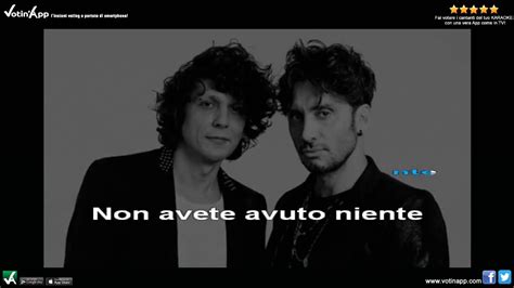 Ermal Meta E Fabrizio Moro Non Mi Avete Fatto Niente Karaoke HQ