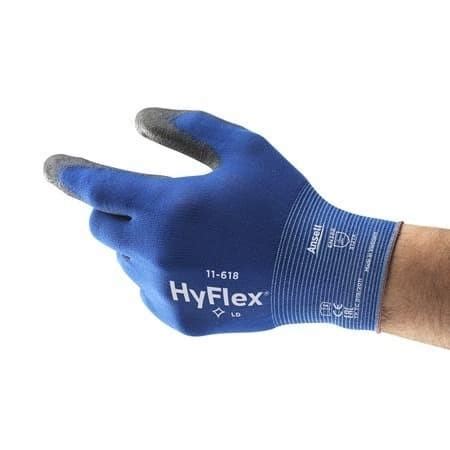 Jual Sarung Tangan Safet Ansell Hyflex 11 618 Safety Gloves Shopee