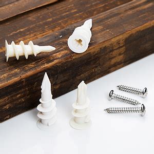 Juidinto Drywall Anchors With Screws Assortment Kit Plastic Wall