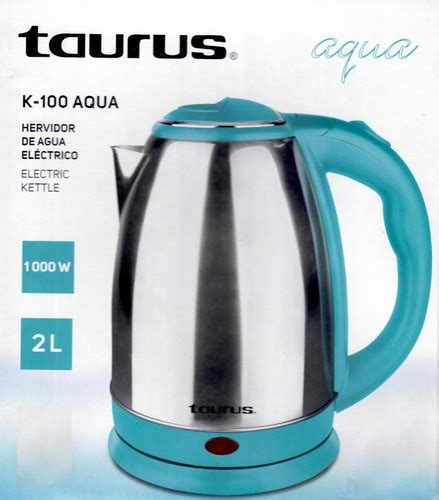 Hervidor Eléctrico Taurus Aqua 2l Inoxidable 1000watts Envío gratis