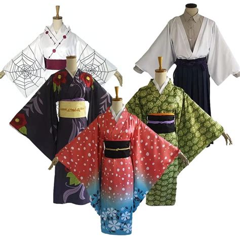 Anime Demon Slayer Cosplay Costume Tamayo Cosplay Kimono Off