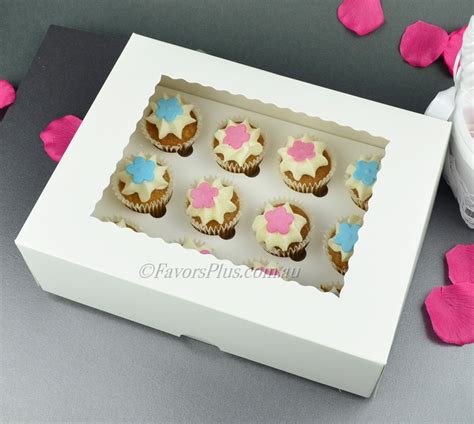 Small Cupcake Boxes One More 3mini Single Favor White Cupcake Boxes