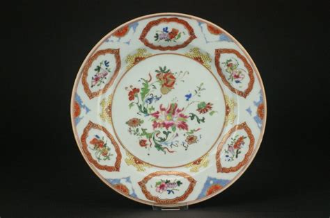 Assiette Famille Rose Porcelaine Fleurs Pronk Catawiki