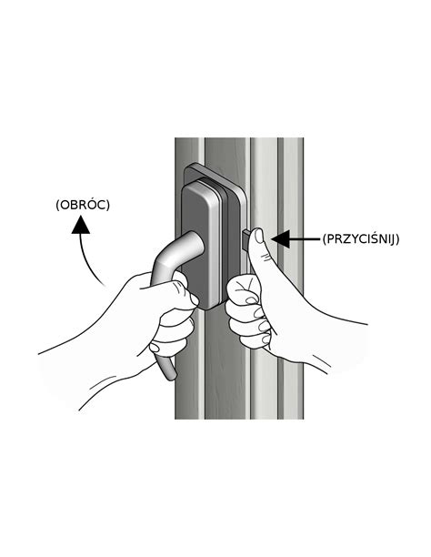 Zabezpieczenie Klamki Okna Drzwi Balkonowych Bia Y Reer