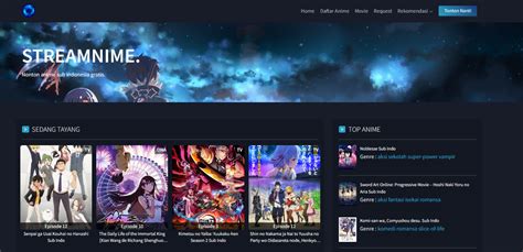 Github Ryuzeinvanimestream Cms Website Streaming Anime Dibangun