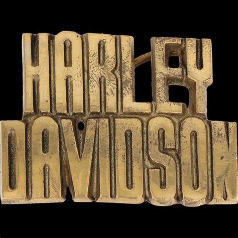 New Brass Harley Davidson Motorcycle Biker Cycle 1970 Gem