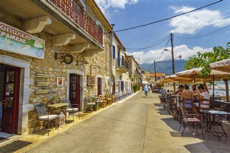 The Picturesque Seaside Village Of Agios Nikolaos In Mani Messinia Greece Editorial Image