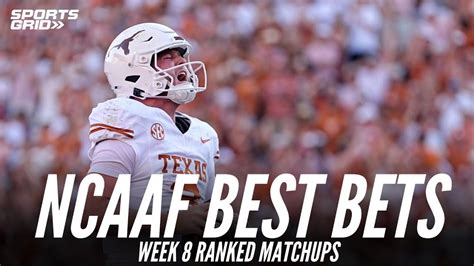 Ncaaf Best Bets College Football Week 8 Predictions And Analysis Youtube