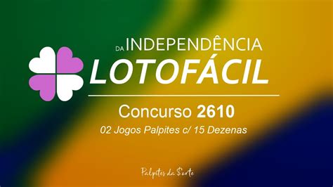 Lotof Cil Independ Ncia Concurso Jogos Palpites C Dezenas