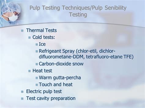 Pulp Vitality Test Dr Rasha Al Shamaa Ppt Video Online Download