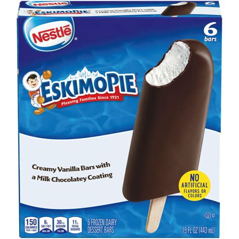 NESTLE ESKIMO PIE Ice Cream Bars 6 ct Box - Walmart.com - Walmart.com