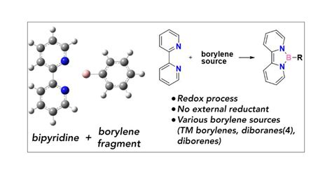 bipyridyl   redox active borylene abstraction agent inorganic