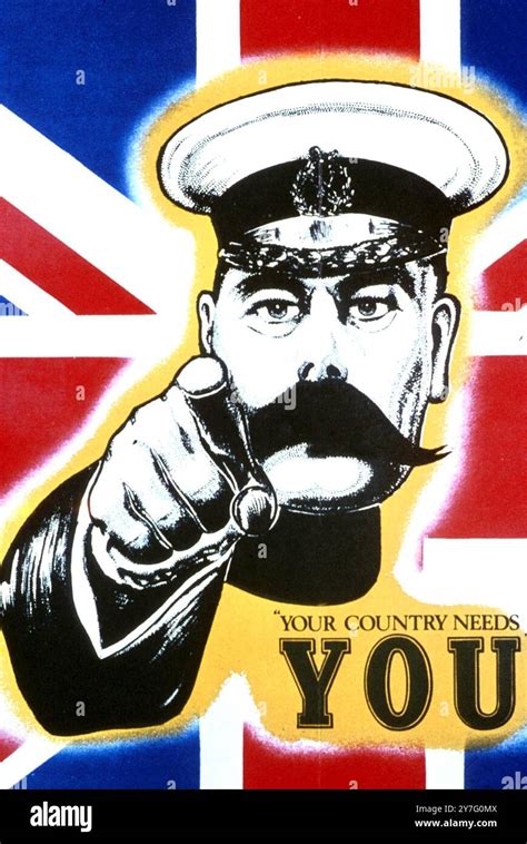 Your Country Needs You Wwi Recruitment Poster Stock Photo Alamy