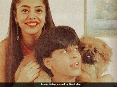 Shah Rukh Khan And Gauri In Old Pic From S No Filter Needed