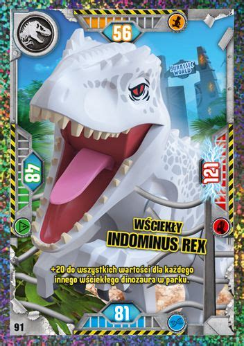 LEGO Jurassic World TCG Nr 91 Wściekły indominus rex Kultowy pl